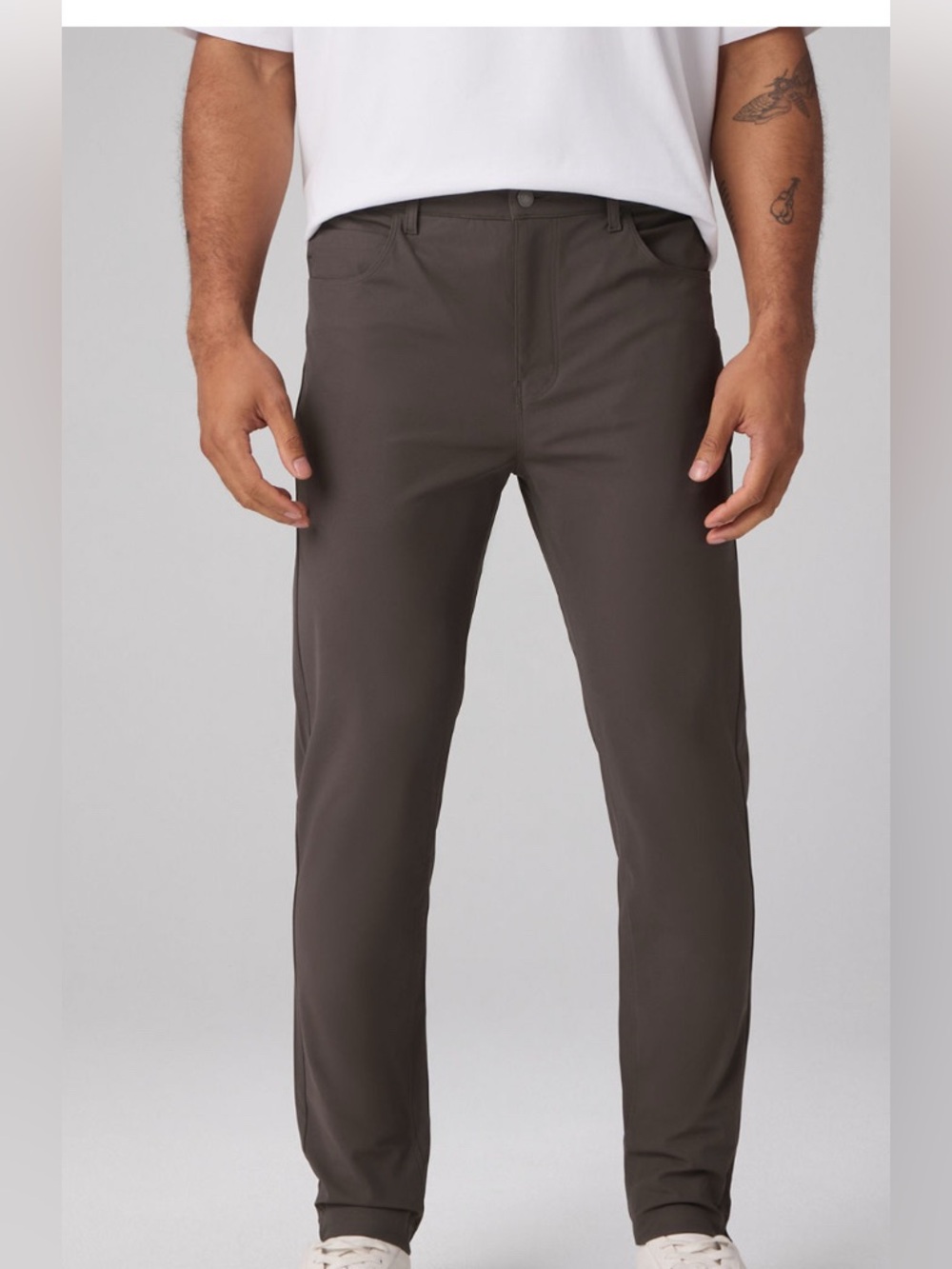 The Don 5-Pocket Pant (Classic Fit) Slim Straight Casual Pants - Dark Brown